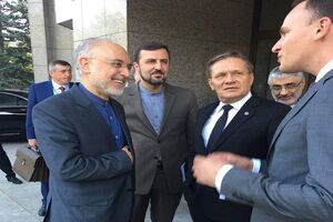 رئیس سازمان انرژی اتمی با همتای روس خود دیدار کرد