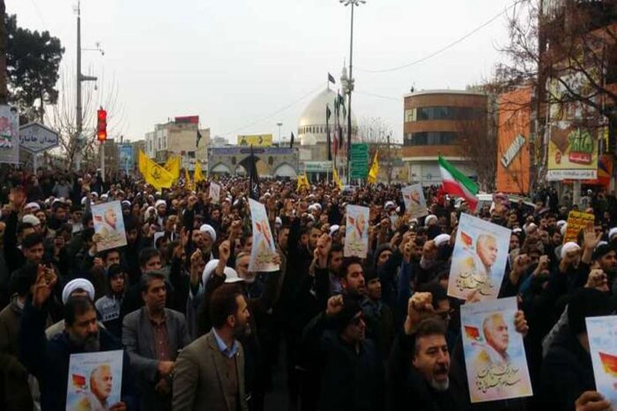 راهپیمایی مردم قم