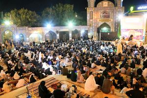 مراسم دومین شب قدر در امامزاده سید مظفر (ع) بندرعباس