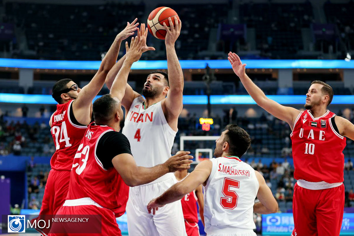 بازی‌های آسیایی هانگژو - تیم ملی بسکتبال ایران - امارات