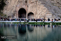 نوروزگاه طاقبستان میزبان مسافران نوروزی