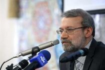 لاریجانی در مراسم گرامیداشت شهدای مدافع حرم سپاه حفاظت سخنرانی می‌کند