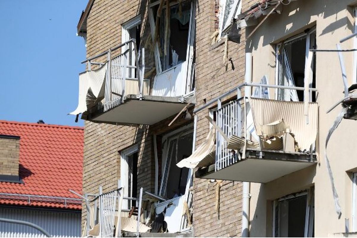 انفجار در مرکز شهر لینشوپینگ