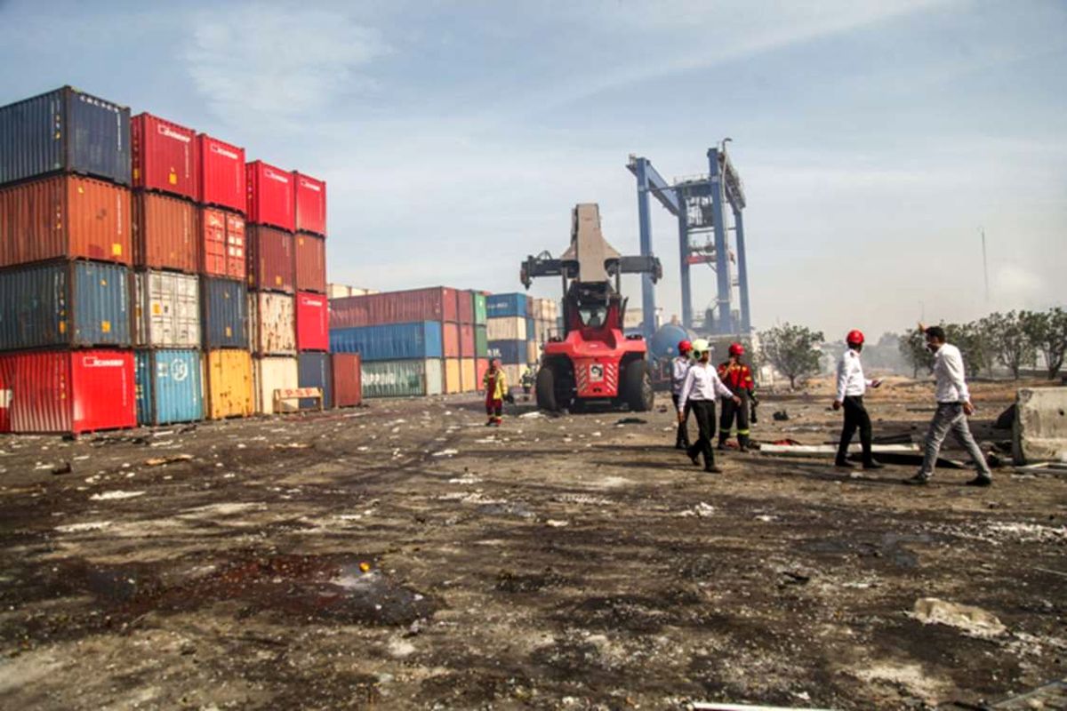 انفجار در بندر عباس