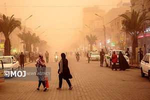 هشدار نارنجی وزش باد و خیزش گردوخاک در خوزستان صادر شد