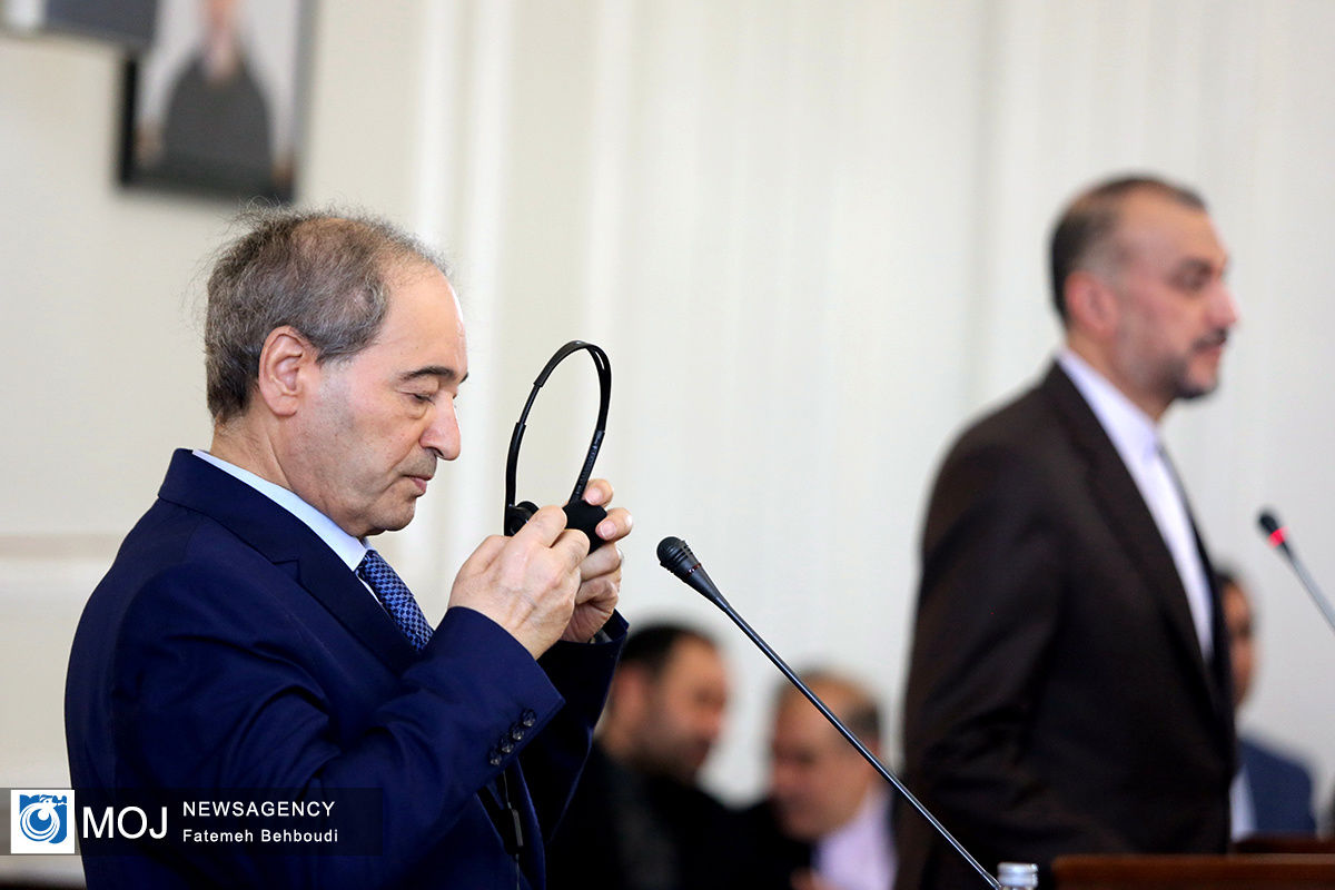 دیدار وزرای امور خارجه ایران و سوریه