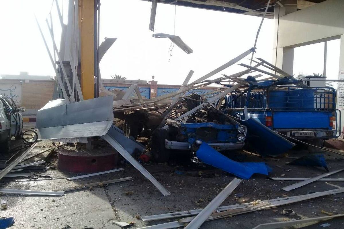 انفجار جایگاه سوخت در شادگان