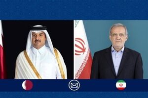 پزشکیان و امیر قطر بر تقویت پیوندهای دوجانبه تاکید کردند