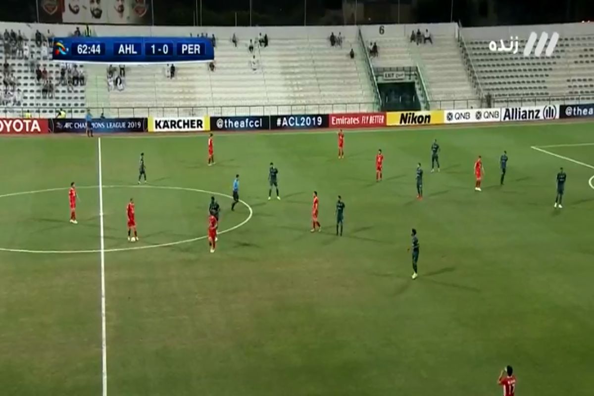 بازی پرسپولیس و الاهلی