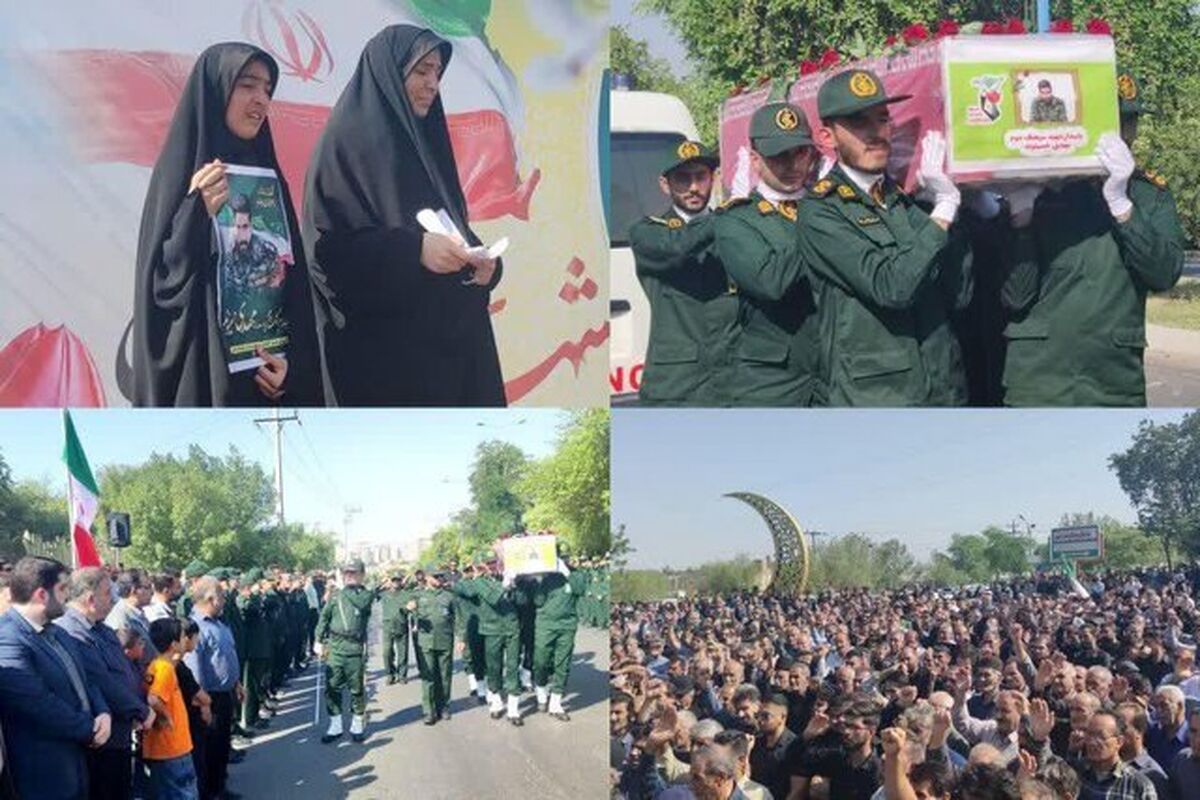 تشییع شهید مدافع وطن