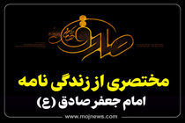 اینفوگرافیک/مختصری از زندگی نامه امام جعفر صادق(ع)