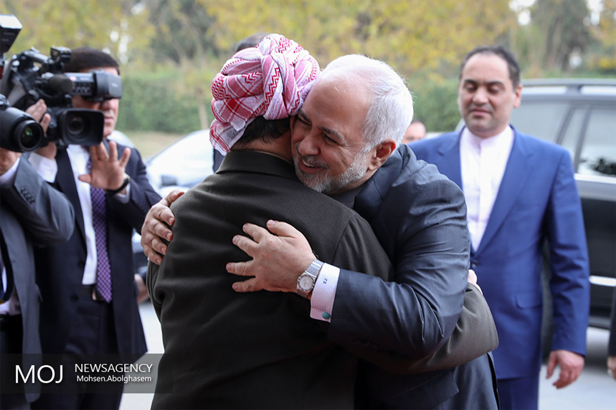 دیدار ظریف با مسعود بارزانی در اربیل