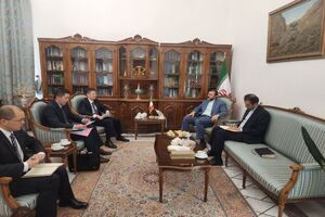 نشست غریب‌آبادی و سفیر چین با محوریت شانگهای و بریکس