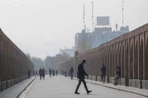 کیفیت هوای اصفهان برای گروه های حساس ناسالم است