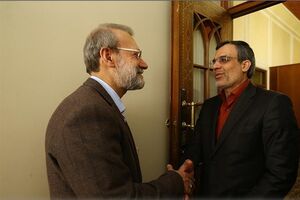 دیدار نوروزی ظریف و فرهادی با رئیس مجلس