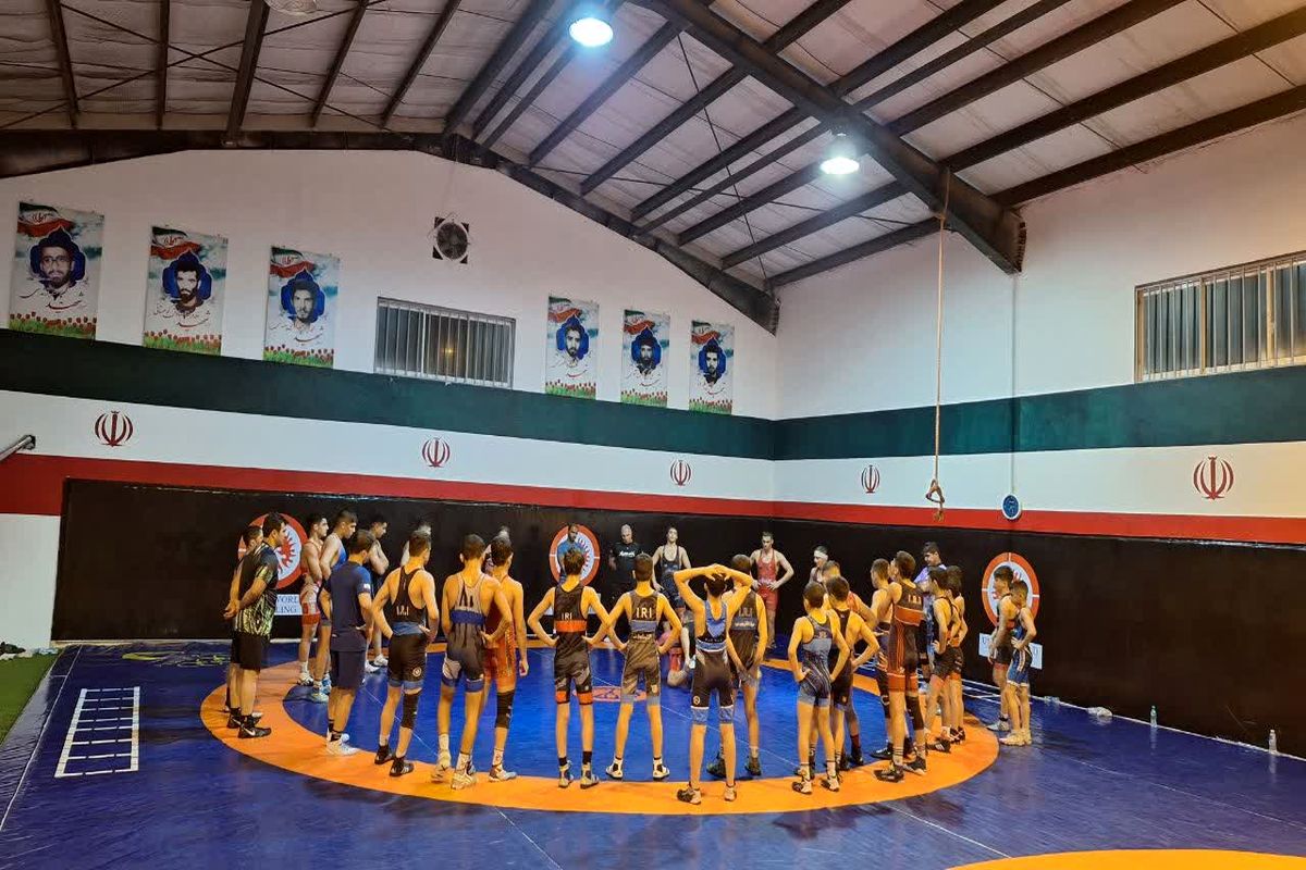 اردوی تیم ملی کشتی آزاد نونهالان در چالوس 