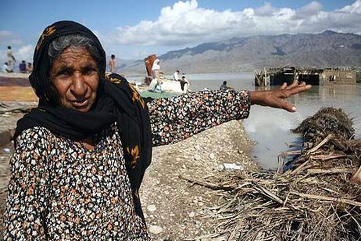 سیل در بشاگرد