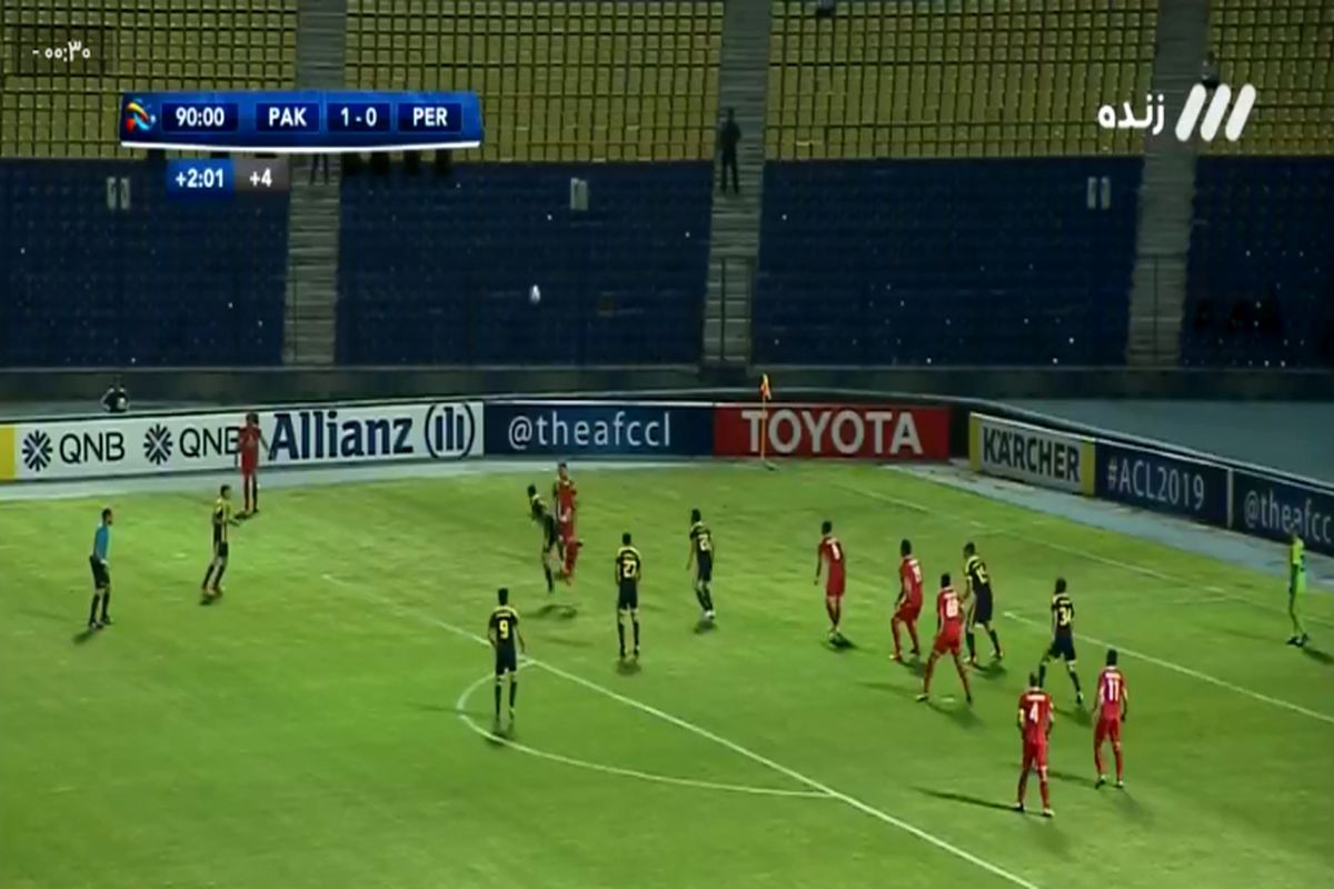 بازی پرسپولیس و پاختاکور