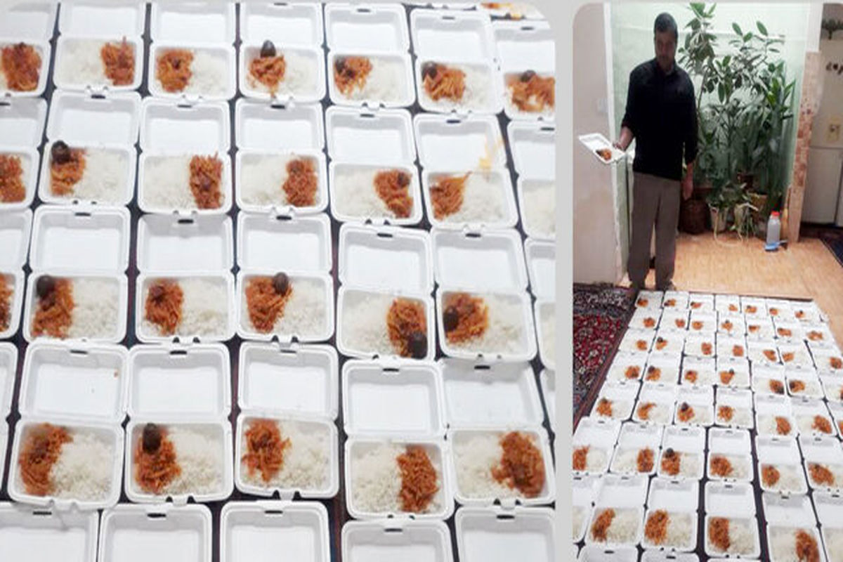 توزیع غذای گرم