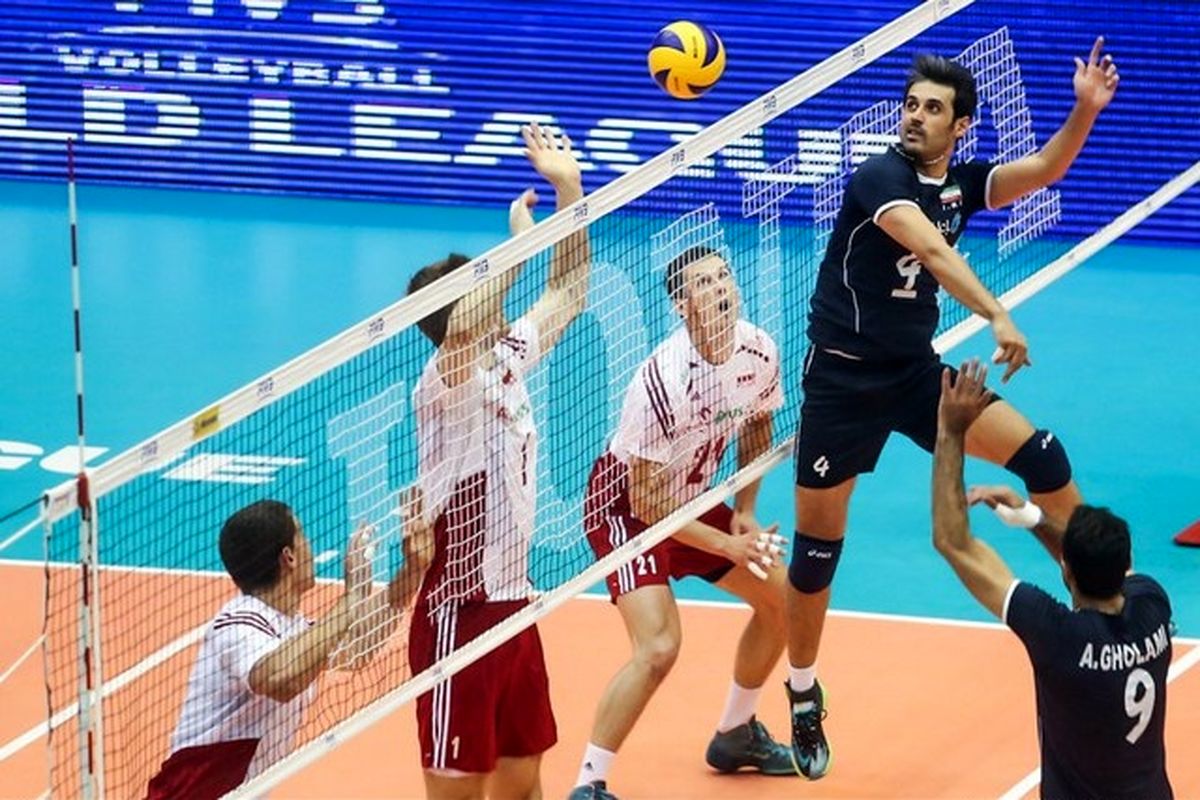 والیبال ایران و لهستان