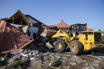 اجرای حکم تخریب 4 دستگاه ویلای غیر مجاز در روستای فخر آباد شهر لشت نشاء