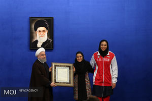 ضیافت افطار ورزشکاران با رییس جمهور