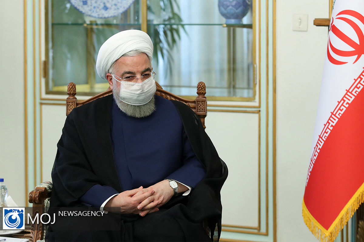 دیدار حسن روحانی با رییس قوه قضاییه