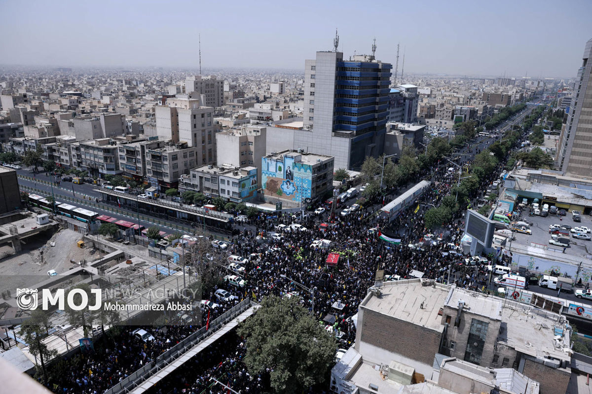 مراسم تشییع پیکر شهید اسماعیل هنیه