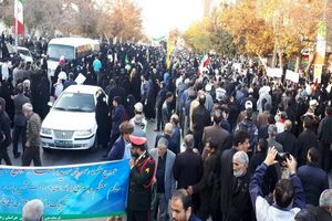 تشییع پیکر شهدای مدافع امنیت در مشهد