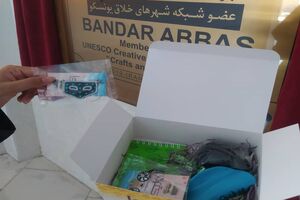 خلاقیت ساده در ترویج صنایع دستی بندرعباس