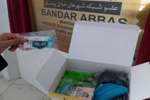 خلاقیت ساده در ترویج صنایع دستی بندرعباس