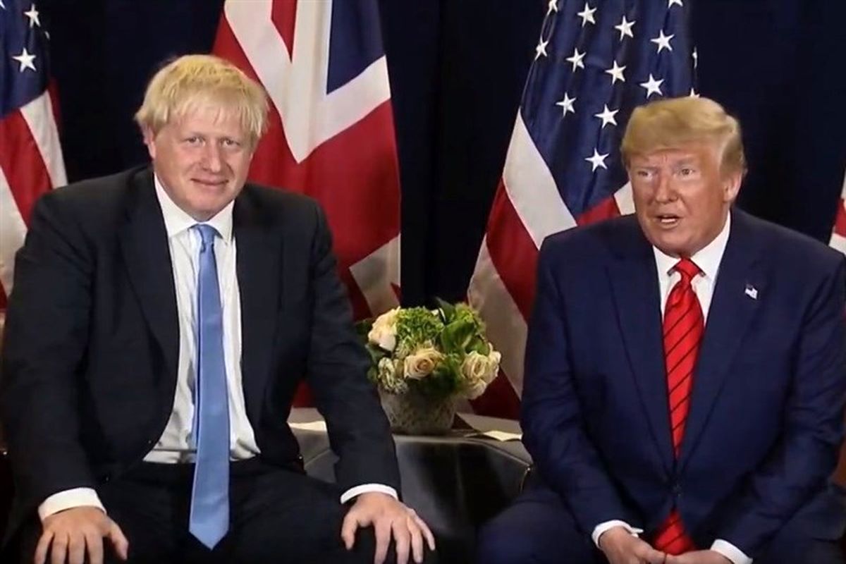 دیدار بوریس جانسون با ترامپ