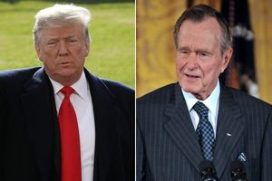 پیام توئیتری ترامپ در واکنش به مرگ جرج بوش پدر