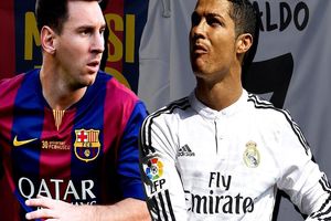 شباهت رنگ پیراهن رئال و بارسا، مسی و رونالدو را به اشتباه انداخت / کاریکاتور