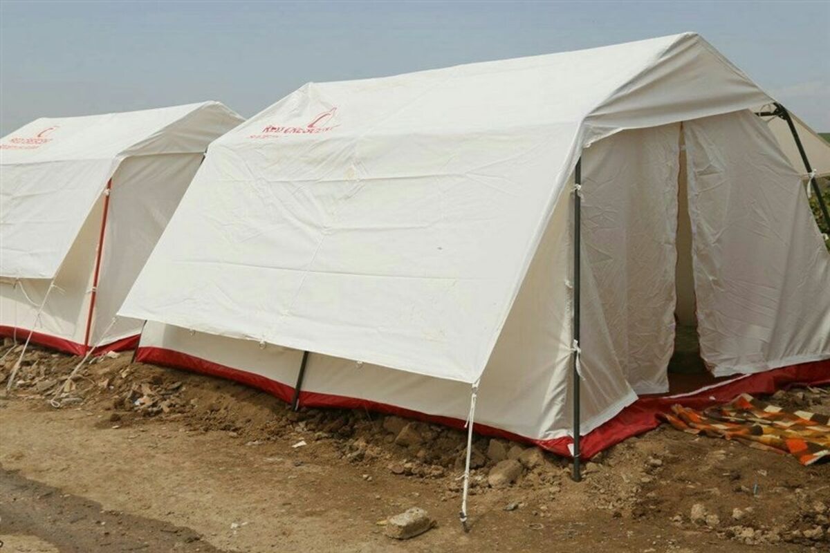 ۴۰۰ چادر و ۲۵۰۰ پتو برای امدادرسانی در زمان بحران