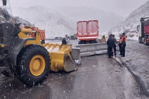 تعریض ۱۰ کیلومتر از محور ارتباطی دهستان موگویی گردنه عسلکشان