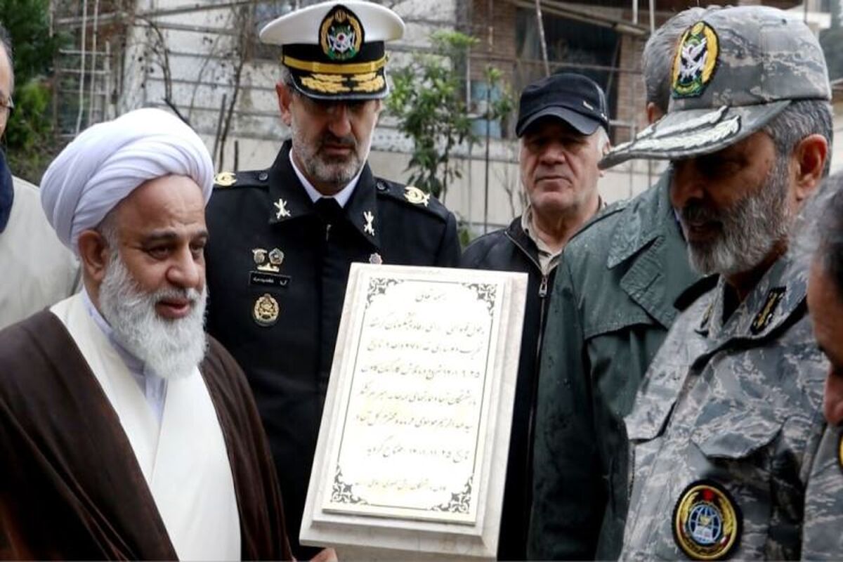 آئین افتتاح پروژه یکصد واحد آپارتمان و نوسازی 47 ویلای دوبلکس بازنشستگان ارتش در نوشهر