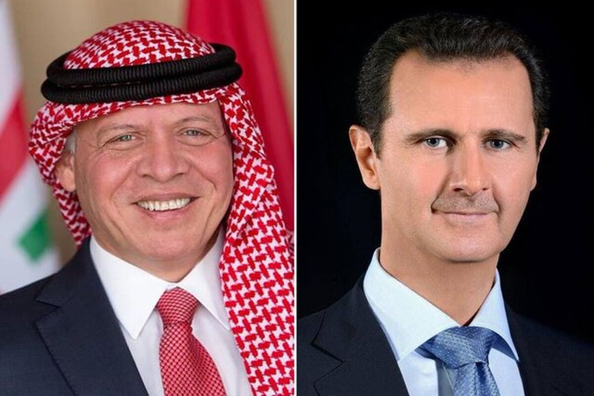 بشار اسد + عبدالله دوم
