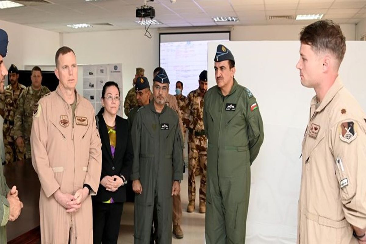 رزمایش هوایی مشترک عمان و آمریکا