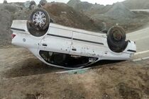 ۵ مصدوم در اثر واژگونی خودرو در اردبیل