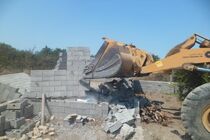 قلع و قمع ۸۲ فقره کاربری غیرمجاز در محمودآباد