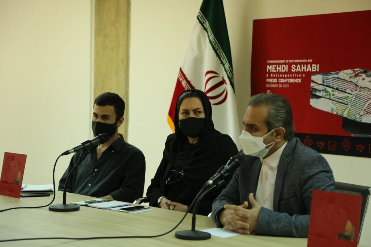 نشست خبری نمایشگاه مهدی سحابی