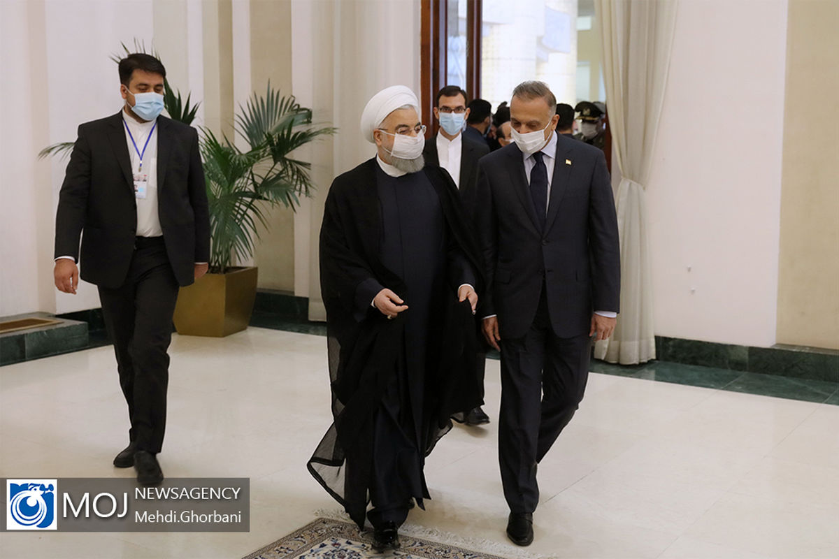 استقبال رسمی رییس جمهوری از نخست وزیر عراق