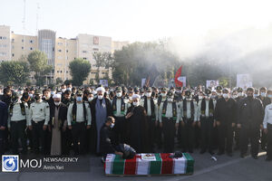 تشییع پیکر شهید حامد ضابط