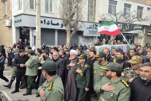 تشییع پیکر سه شهیده والامقام در اردبیل با حضور گسترده مردم و مسئولان