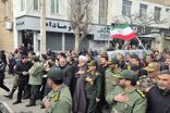 تشییع پیکر سه شهیده والامقام در اردبیل با حضور گسترده مردم و مسئولان