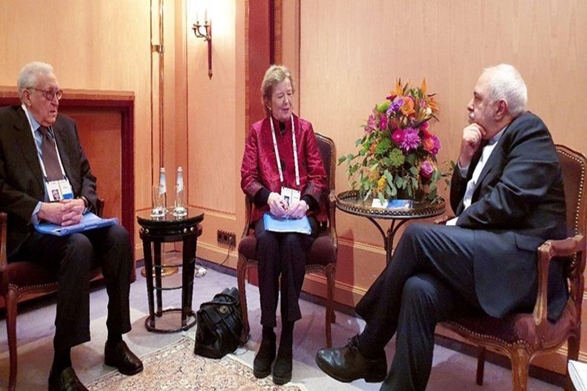 دیدار مری رابینسون و اخضر ابراهیمی با ظریف