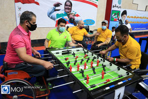 اختتامیه مسابقات فوتبالدستی جانبازان و معلولین