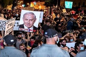 معترضان به مقر حزب لیکود در تل‌آویو حمله کردند