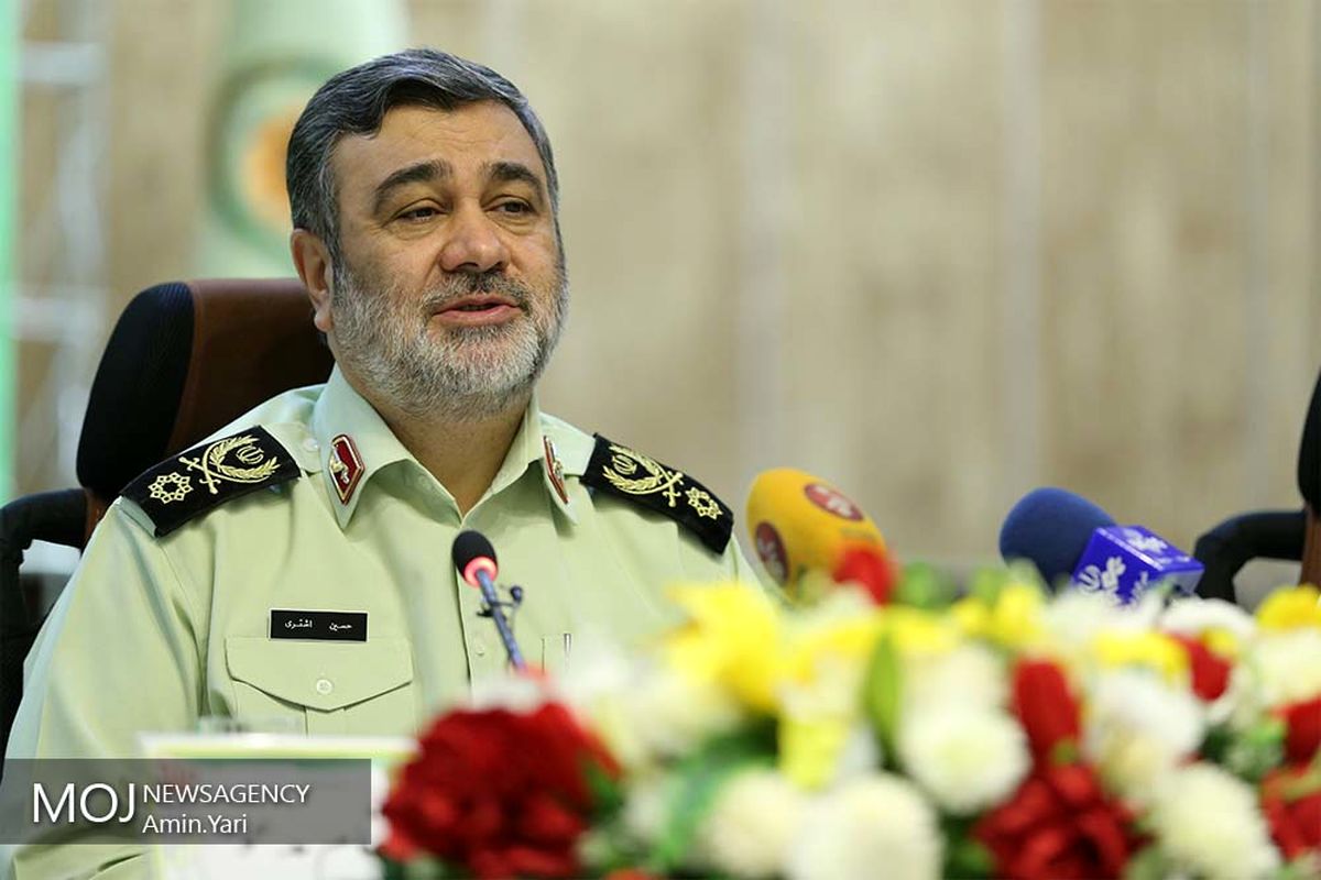 سردار حسین اشتری فرمانده نیروی انتظامی